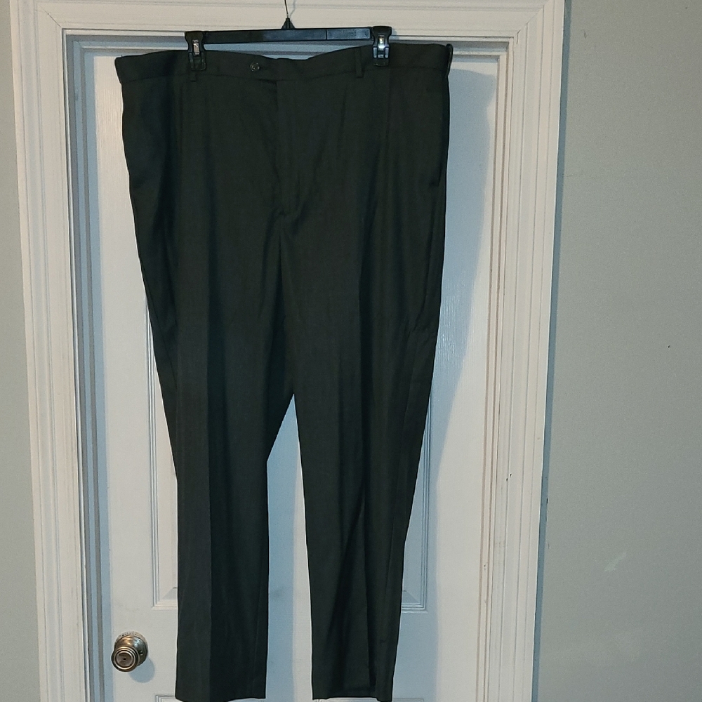 Savane Men's Dark Gray Dress Pants 48x32